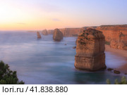 Twelve Apostles Sea Rocks near Great Ocean Road, Port Campbell National Park, Australia (2009 год). Стоковое фото, фотограф VittoriaChe / Фотобанк Лори