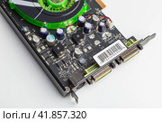 XFX GeForce 7950 GT очень редкая AGP видеокарта (2023 год). Редакционное фото, фотограф Станислав Кноп / Фотобанк Лори