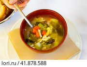 Image of mixed Escudella. Стоковое фото, фотограф Яков Филимонов / Фотобанк Лори