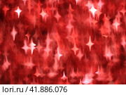 Abstract fuzzy dark red background with glowing stars. Стоковое фото, фотограф Светлана Ильева (Иванова) / Фотобанк Лори
