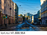 Улица Алексеевская (Нижний Новгород) (2023 год). Редакционное фото, фотограф Илья Старков / Фотобанк Лори