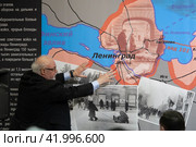 Военный историк Юрий Альбертович Кнутов (2024 год). Редакционное фото, фотограф Дмитрий Неумоин / Фотобанк Лори