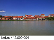 The view on Lent, the oldest center of Maribor, Slovenia (2018 год). Стоковое фото, фотограф Сергей Стрелков / Фотобанк Лори