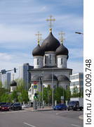 Москва, Церковь Введения Пресвятой Богородицы во Храм на Рязанском проспекте (2021 год). Редакционное фото, фотограф Natalia Sidorova / Фотобанк Лори