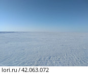 Зимняя тундра. Стоковое фото, фотограф Евгений Замятин / Фотобанк Лори