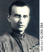 Иероним Петрович Уборевич (1896-1937), советский военный и политический деятель, командарм 1-го ранга. Расстрелян по «делу Тухачевского». Посмертно реабилитирован в 1957 году. Редакционное фото, фотограф Сергей Елизарьев / Фотобанк Лори
