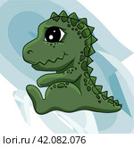 Dinosaur. Стоковая иллюстрация, иллюстратор Татьяна Черемисина / Фотобанк Лори