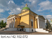 Троицкий собор (Собор Троицы живоначальной) Данилова монастыря. Москва (2019 год). Редакционное фото, фотограф Александр Щепин / Фотобанк Лори