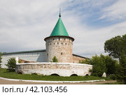 Пороховая башня и обруб в Ипатьевском монастыре. Город Кострома (2014 год). Стоковое фото, фотограф Солодовникова Елена / Фотобанк Лори
