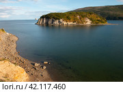 Магаданская область. Бухта Веселая, остров Вдовушка. (2020 год). Стоковое фото, фотограф Сергей Крамарев / Фотобанк Лори
