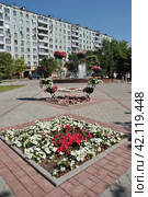 Фонтан на Химкинском бульваре. Район Северное Тушино. Москва (2014 год). Редакционное фото, фотограф lana1501 / Фотобанк Лори