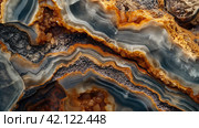 Cross-section of the earth's crust with diamond deposits. Стоковое AI-изображение, AI-художник Кирилл Черезов / Фотобанк Лори
