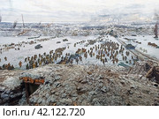 Музей-панорама «Прорыв Блокады Ленинграда». Фрагмент диорамы. (2023 год). Редакционное фото, фотограф Светлана Качанова / Фотобанк Лори