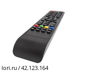 Пульт дистанционного управления телевизором на белом фоне. Remote control unit on a white background. Стоковое фото, фотограф Татьяна Д / Фотобанк Лори