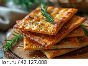 Traditional Matzo Dishes: Festive Table and Ceremonial Cuisine. Стоковое AI-изображение, AI-художник Юрий Поздников / Фотобанк Лори