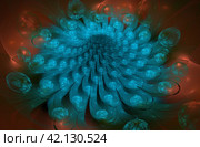 Abstract fractal 3d circle image. Стоковое фото, фотограф Helga Preiman / Фотобанк Лори