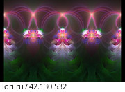 Abstract fractal 3d circle image. Стоковая иллюстрация, иллюстратор Helga Preiman / Фотобанк Лори