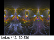 Abstract fractal 3d circle image. Стоковая иллюстрация, иллюстратор Helga Preiman / Фотобанк Лори