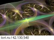 Abstract fractal 3d circle image. Стоковая иллюстрация, иллюстратор Helga Preiman / Фотобанк Лори