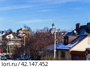 Городской пейзаж. Алексеево-Акатов монастырь. Воронеж (2024 год). Редакционное фото, фотограф Владимир Шибаев / Фотобанк Лори
