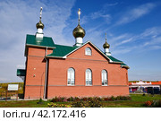 Часовня Петра и Павла. Тюменская область. Россия (2023 год). Стоковое фото, фотограф Александр Тараканов / Фотобанк Лори