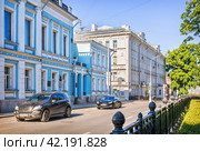 Рождественский бульвар, Усадьба А.И.Фонвизина, Москва (2022 год). Редакционное фото, фотограф Baturina Yuliya / Фотобанк Лори
