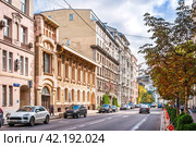 Старинные здания и особняки, особняк Саарбекова, улица Поварская, Москва (2023 год). Стоковое фото, фотограф Baturina Yuliya / Фотобанк Лори