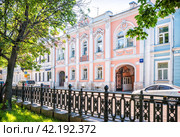 Рождественский бульвар, особняк Е.П.Ростопчиной, Москва (2022 год). Стоковое фото, фотограф Baturina Yuliya / Фотобанк Лори