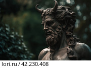 Satyr mythology animal. Generate Ai. Стоковое AI-изображение, AI-художник Иван Рябоконь / Фотобанк Лори