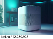 Air purifier unit. Generate Ai. Стоковое AI-изображение, AI-художник Иван Рябоконь / Фотобанк Лори