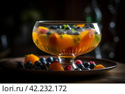Fruit frizzle juice berry. Generate Ai. Стоковое AI-изображение, AI-художник Иван Рябоконь / Фотобанк Лори