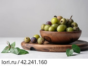 Ziziphus jujuba fruits bowl. Generate Ai. Стоковое AI-изображение, AI-художник Иван Рябоконь / Фотобанк Лори