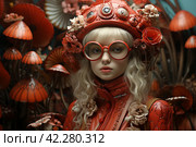 Mysterious visions, surreal dreams with unexpected images,Generative AI. Стоковое AI-изображение, AI-художник Анна Кривицкая / Фотобанк Лори
