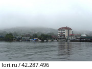 Отель "Паллада" в Славянке, Приморский край, Россия (2022 год). Редакционное фото, фотограф Free Wind / Фотобанк Лори