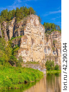 wonderful beautiful rocks of the big ay pristes on a summer sunny day. Стоковое фото, фотограф Акиньшин Владимир / Фотобанк Лори