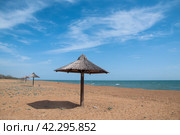 Каспийское море в Дагестане. Стоковое фото, фотограф Олег Беляков / Фотобанк Лори