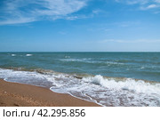 Каспийское море в Дагестане. Стоковое фото, фотограф Олег Беляков / Фотобанк Лори