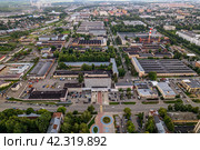 Вид с высоты на Марийский машиностроительный завод (аэросъемка 2022 года) Редакционное фото, фотограф Владислав Самошкин / Фотобанк Лори