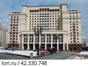 Гостиница "Москва". Улица Охотный Ряд, 2. Тверской район. Город Москва (2012 год). Редакционное фото, фотограф lana1501 / Фотобанк Лори