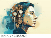 Transformative Robotic process automation. Generate ai. Стоковое AI-изображение, AI-художник Иван Рябоконь / Фотобанк Лори