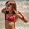 Милая девочка в красном купальнике | Cute little girl in a red swimsuit. Стоковое AI-изображение, AI-художник Данил Рыбаков / Фотобанк Лори