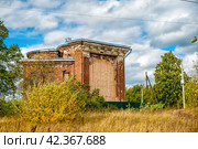 Охотничий домик Баташёвых (Досчатое, Нижегородская область) (2022 год). Редакционное фото, фотограф Илья Старков / Фотобанк Лори