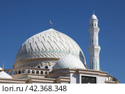 Казахстан. Нур-Султан (Астана) Мечеть Хазрат Султан (2023 год). Стоковое фото, фотограф Ерохин Дмитрий Викторович / Фотобанк Лори