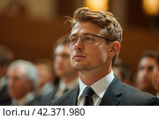 Prayer for Future Ministry: Requests for blessings for future church ministers during the hours of consecration. Стоковое AI-изображение, AI-художник Юрий Поздников / Фотобанк Лори