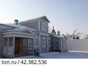 Россия. Коломна. Старинный традиционный деревянный жилой дом (2012 год). Стоковое фото, фотограф Ерохин Дмитрий Викторович / Фотобанк Лори