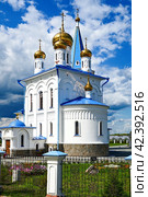 Покровская церковь. Село Мальково Тюменской области. Россия (2023 год). Стоковое фото, фотограф Александр Тараканов / Фотобанк Лори
