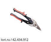 Compound action snips isolated on a white background. Стоковое фото, фотограф Елена  Попкова / Фотобанк Лори