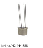 Полупроводниковый транзистор на белом фоне. Transistor on a white background. Стоковое фото, фотограф Татьяна Д / Фотобанк Лори