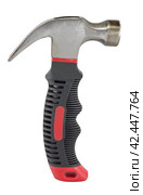 Молоток на белом фоне. Hammer on a white background. Стоковое фото, фотограф Татьяна Д / Фотобанк Лори