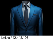 Elegant men formal suit lapel. Generate Ai. Стоковое AI-изображение, AI-художник Иван Рябоконь / Фотобанк Лори